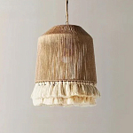 Люстра круглая плетеная с кисточками Small Solar Glow варинант исполнения - 2 | Loft Concept в Красноярске