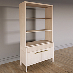 Стеллаж Primo с ящиками Светлый дуб  варинант исполнения - 2 | Loft Concept в Красноярске