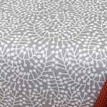 Постельное белье серого цвета с рисунком 200х220 см Blossom Essence варинант исполнения - 4 | Loft Concept в Красноярске