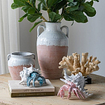 Статуэтка голубой рак с белой раковиной Marine Accessories варинант исполнения - 7 | Loft Concept в Красноярске