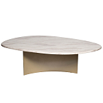 Стол журнальный овальный с контрастным основанием Subsequence варинант исполнения - 2 | Loft Concept в Красноярске