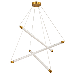Светодиодная люстра Trumpet Tube Brass  варинант исполнения - 2 | Loft Concept в Красноярске