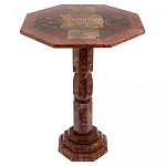 Кофейный стол из натуральных камней Лемезит и Яшма Natural Stone Tables варинант исполнения - 9 | Loft Concept в Красноярске