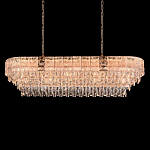 Люстра овальная с каскадом из прозрачного хрусталя Constant Sparks варинант исполнения - 1 | Loft Concept в Красноярске