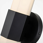 Бра для ванных комнат вертикальное с длинным белым матовым плафоном в форме шестиугольника на круглом основании Hinkley варинант исполнения - 2 | Loft Concept в Красноярске