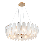 Люстра Mont Saint-Michel Золотая с Рельефным Стеклом варинант исполнения - 1 | Loft Concept в Красноярске