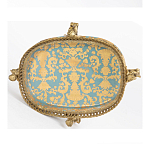 Чаша с орнаментом на ножках в виде бронзовых ангелов Eden Garden варинант исполнения - 4 | Loft Concept в Красноярске