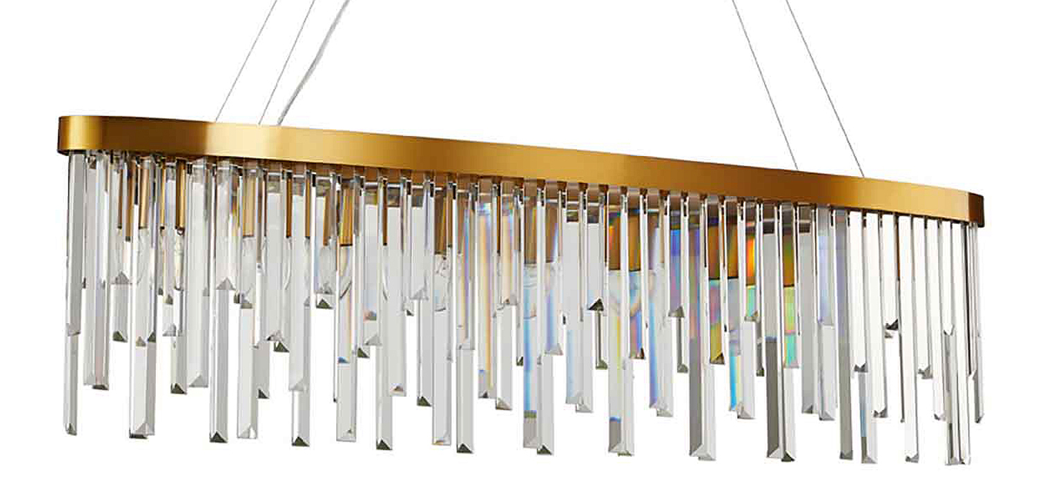 Люстра Bennett Oval Chandelier gold Люстра Bennett Oval Chandelier gold - Loft-Concept в Красноярске