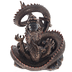 Декоративная статуэтка Дракон Фуцанлун Fuzanglong Dragon Brown Statuette варинант исполнения - 3 | Loft Concept в Красноярске