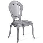 Прозрачный стул серый LOUIS GHOST CHAIR Grey варинант исполнения - 1 | Loft Concept в Красноярске