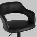 Барный стул черного цвета Strohach варинант исполнения - 7 | Loft Concept в Красноярске