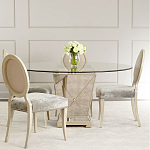 Стол обеденный круглый на зеркальном основании Spectacular Table варинант исполнения - 1 | Loft Concept в Красноярске