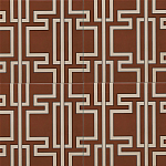 Дизайнерская плитка с узором Лабиринт варинант исполнения - 1 | Loft Concept в Красноярске