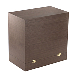 Часы настольные из натурального камня Малахит с декором в виде орла в подарочной коробке Eagle Stone Clock варинант исполнения - 5 | Loft Concept в Красноярске