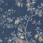 Обои ручная роспись Houghton Dark Blue варинант исполнения - 1 | Loft Concept в Красноярске