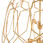 Люстра овальная с переплетенными ромбами Large Scale Artwork варинант исполнения - 1 | Loft Concept в Красноярске