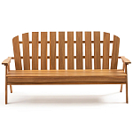 Садовая скамья из массива акации Ruth Wooden Bench варинант исполнения - 1 | Loft Concept в Красноярске