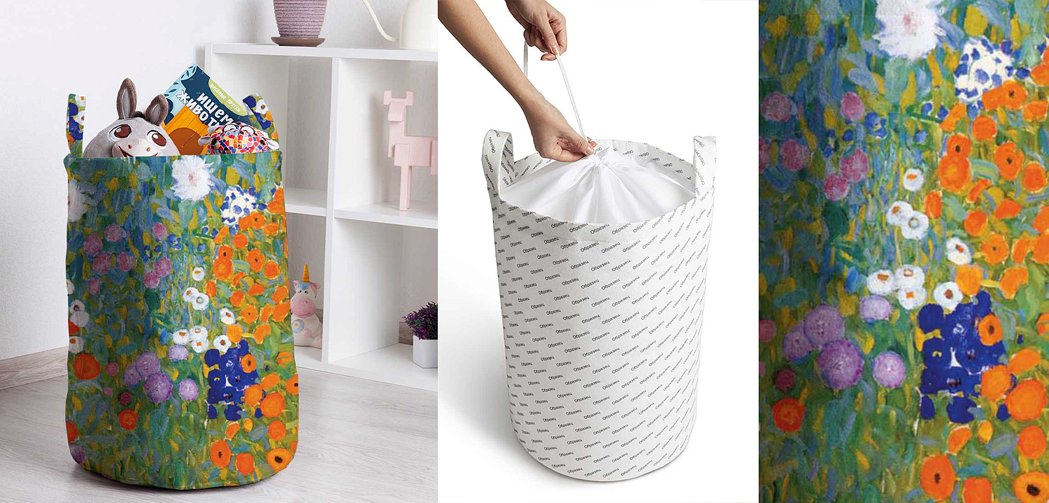 Корзина Flowers Impressionism Basket Корзина Flowers Impressionism Basket - Loft-Concept в Красноярске