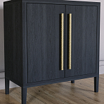 Современный Буфет Primo с 2 дверцами Черный дуб варинант исполнения - 3 | Loft Concept в Красноярске