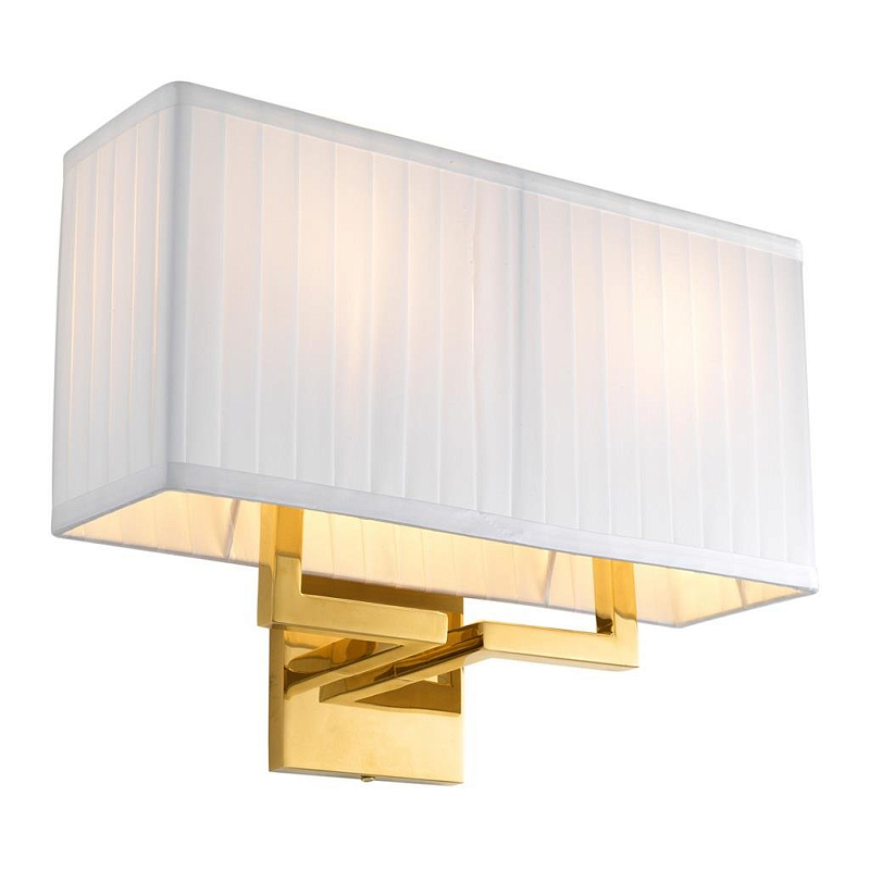 Бра Wall Lamp Westbrook Gold Глянцевое золото Белый Бра Wall Lamp Westbrook Gold Глянцевое золото Белый в Красноярске | Loft Concept