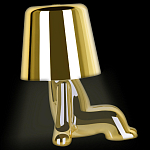 Настольная лампа фигурная цвета золото с гладким абажуром Высота 16 см Sophia варинант исполнения - 5 | Loft Concept в Красноярске