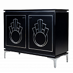 Черный комод в стиле арт-деко Luciano варинант исполнения - 2 | Loft Concept в Красноярске