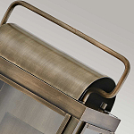 Настенный фонарь прямоугольной формы цвета состаренная латунь с двумя лампами Hinkley варинант исполнения - 4 | Loft Concept в Красноярске