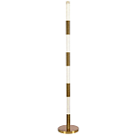 Торшер латунь Dew Drops Tube Brass One Floor Lamp варинант исполнения - 1 | Loft Concept в Красноярске