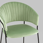 Стул в велюре фисташкового цвета Horizon варинант исполнения - 6 | Loft Concept в Красноярске