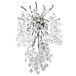 Бра с хрустальными подвесками на металлических ветках Fairytree Light Silver Wall Lamp варинант исполнения - 1 | Loft Concept в Красноярске