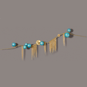 Бра 7-globe Cherry Bomb бирюзовое стекло