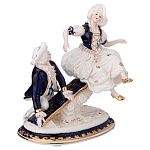 Статуэтка фарфоровая Влюбленная пара Charming Statuette варинант исполнения - 1 | Loft Concept в Красноярске
