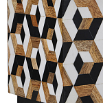 Настольная лампа с фигурным узором и трапециевидным абажуром Сonundrum варинант исполнения - 1 | Loft Concept в Красноярске