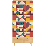 Шкаф с принтом The rebus of love варинант исполнения - 2 | Loft Concept в Красноярске