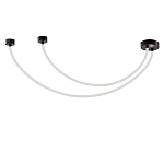 Подвесной светильник с двойными световыми дугами  Luke Lampco Tracer Lamp варинант исполнения - 1 | Loft Concept в Красноярске