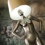 Лампа MANNEQUIN LAMP с абажуром руки на талии варинант исполнения - 9 | Loft Concept в Красноярске