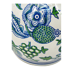 Ваза фигурная с сине-зелеными узорами распустившихся цветов Blossoming Spring варинант исполнения - 3 | Loft Concept в Красноярске