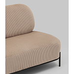 Диван Стоун велюр рельефный бежевый варинант исполнения - 3 | Loft Concept в Красноярске