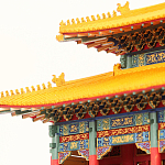 Храм Конфуция Тайвань миниатюра для интерьера в китайском стиле варинант исполнения - 1 | Loft Concept в Красноярске