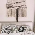 Панно Современный Гобелен ручная работа Туманное Утро варинант исполнения - 4 | Loft Concept в Красноярске