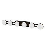 Бра с 6-ю круглыми плафонами на черном основании Maxine Light варинант исполнения - 1 | Loft Concept в Красноярске