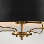 Подвесной светильник с конусовидным металлическим абажуром черного цвета Kichler варинант исполнения - 15 | Loft Concept в Красноярске