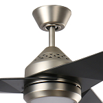 Люстра с вентилятором с черными лопастями Kichler варинант исполнения - 2 | Loft Concept в Красноярске