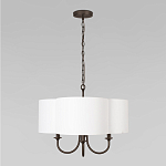 Люстра с белым текстильным абажуром Vitorino  варинант исполнения - 2 | Loft Concept в Красноярске