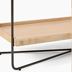 Консоль деревянной столешницей и полкой Wooden Table Top and Shelf варинант исполнения - 3 | Loft Concept в Красноярске