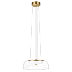 Подвесной светильник  с плоским прозрачным стеклянным плафоном Grada Light варинант исполнения - 2 | Loft Concept в Красноярске