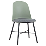 Стул из прочного пластика на металлическом основании Anora Green  варинант исполнения - 1 | Loft Concept в Красноярске
