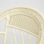 Комплект уличной мебели из ротанга Clara белый варинант исполнения - 4 | Loft Concept в Красноярске