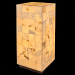 Торшер прямоугольный из натурального камня Calcite Geometry варинант исполнения - 12 | Loft Concept в Красноярске