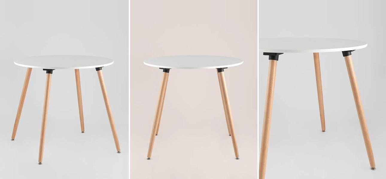 Стол обеденный Hoffman Collection круглый четыре ножки Стол обеденный Hoffman Collection круглый четыре ножки - Loft-Concept в Красноярске